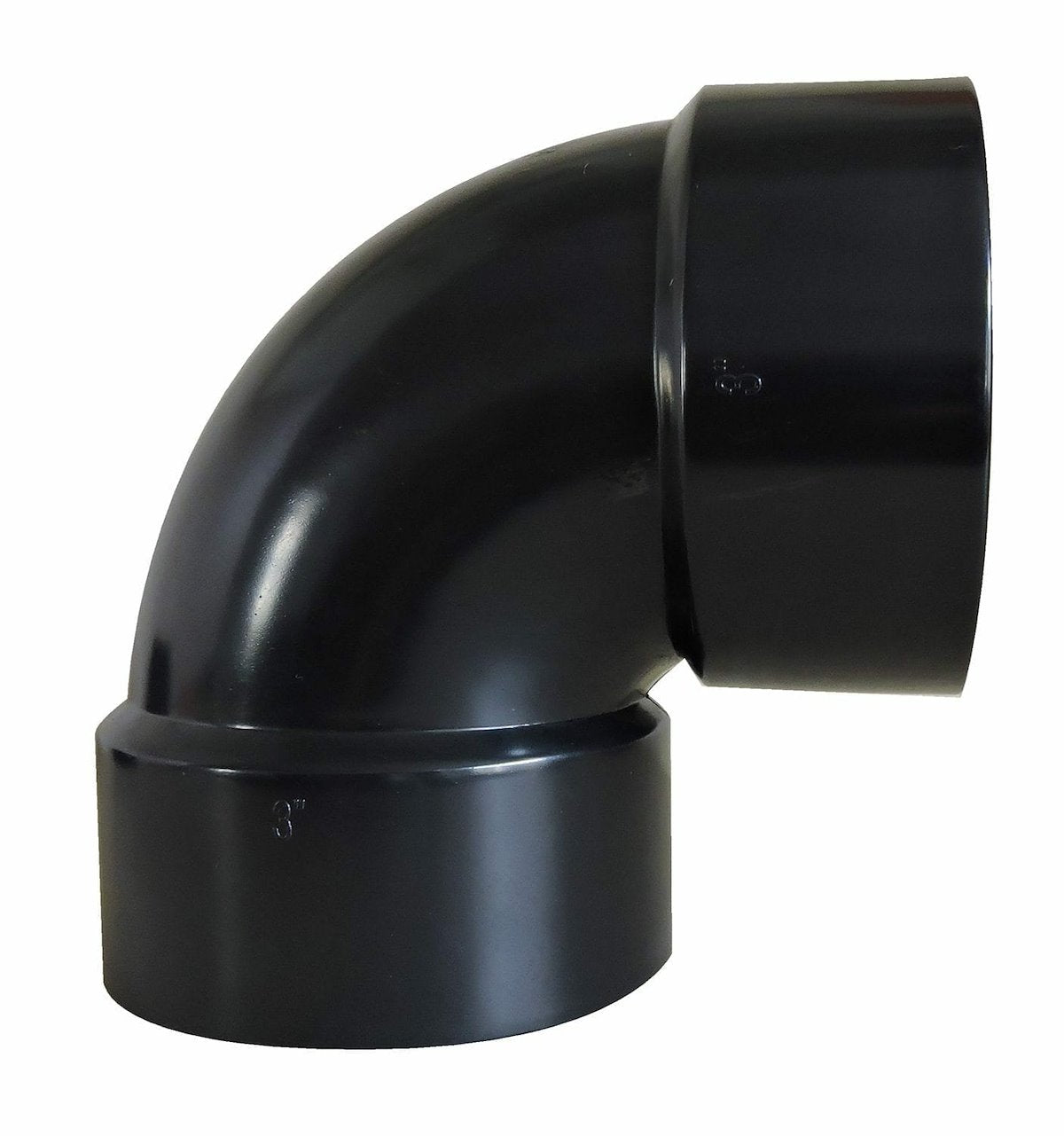 Valterra Sewer Waste Valve Fitting, 90 degree Short Turn, 1-1/2 in Hub - D50-2876C
