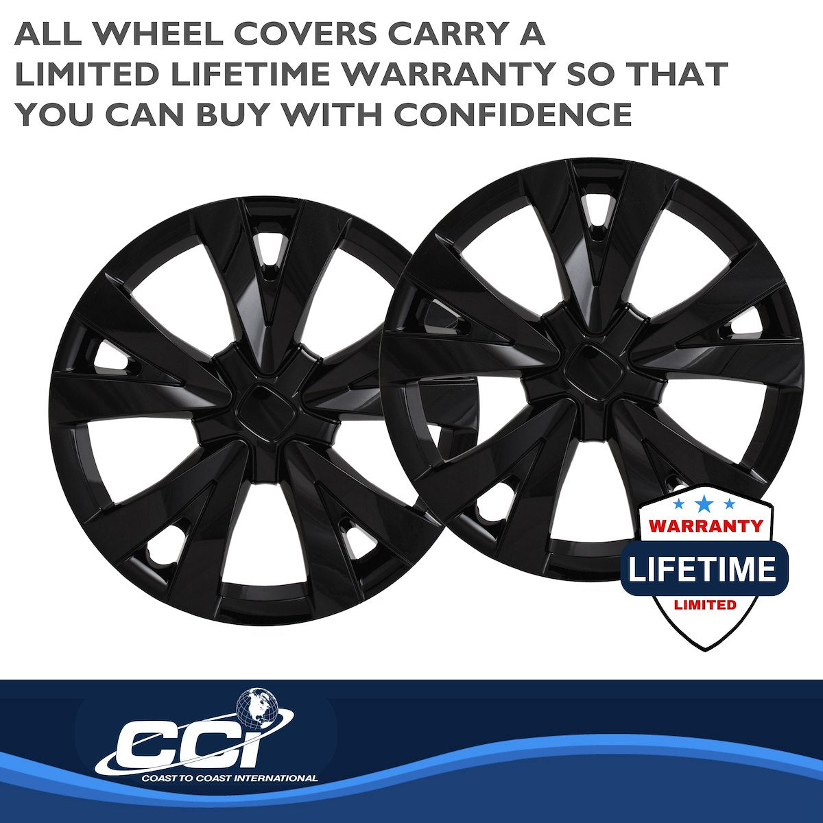 Coast2Coast Universal Wheel Covers IWC55916BLK product image 4