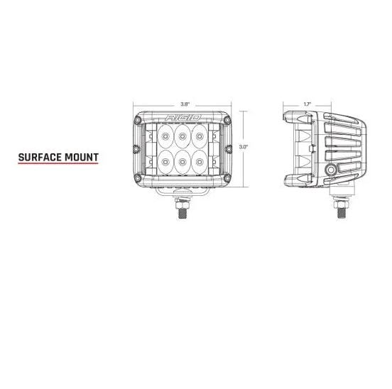 RIGID Industries Auxiliary Light 262214 product image 3