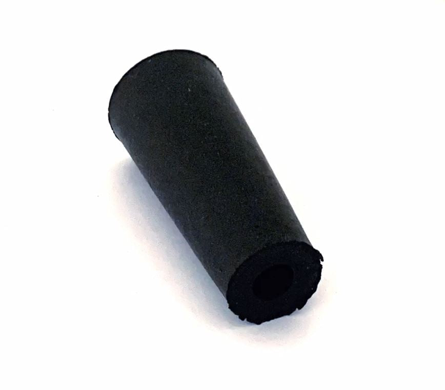 JR Products Door Stop Bumper, 2-3/4 in Length x 3/4 in Base, Black - 20685