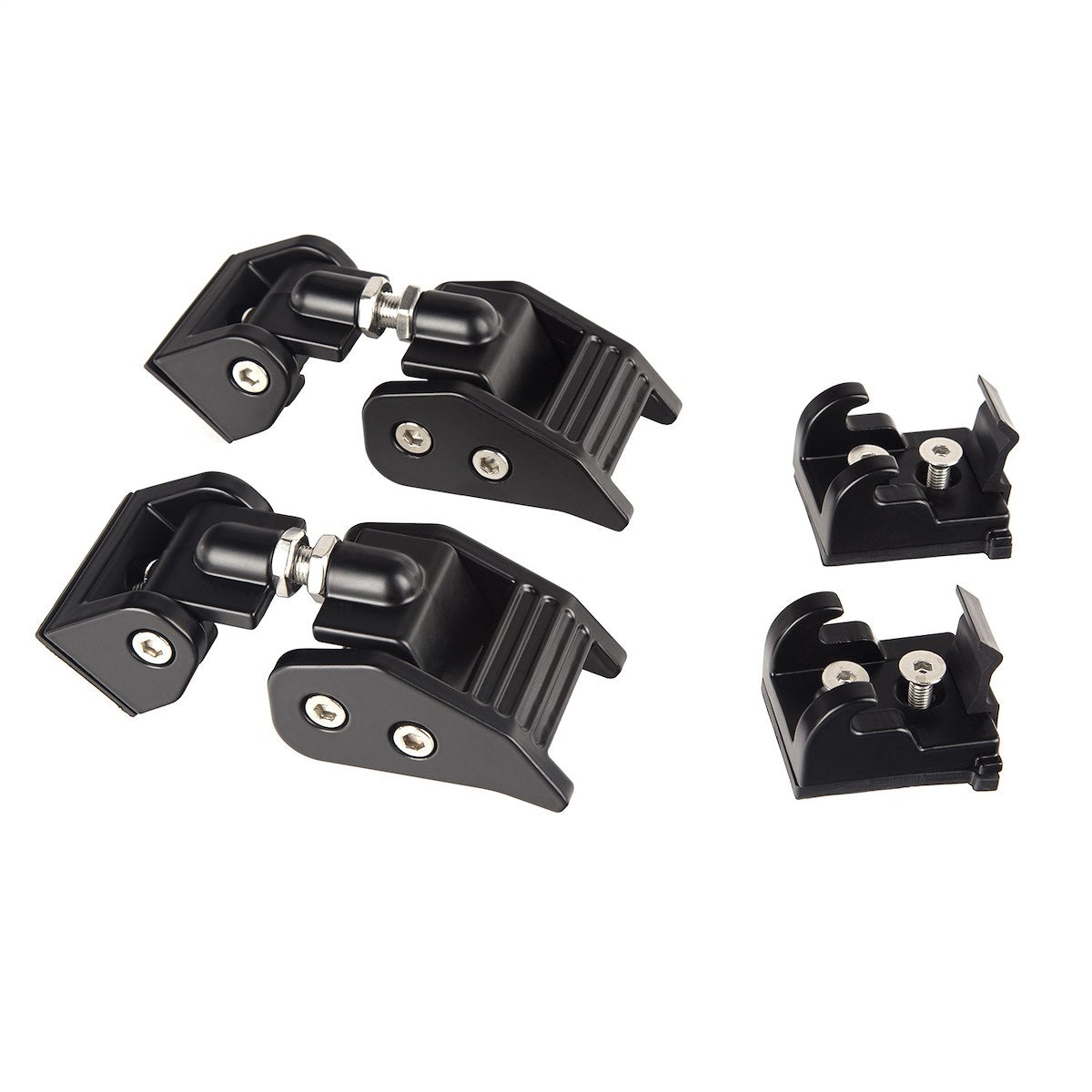 Rugged Ridge Hood Latch, Black, Steel, Set Of 2 - 11210.11
