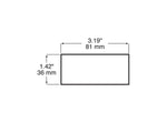 Peterson Manufacturing Reflector, 3-1/8 in Length x 1-3/8 in Width Rectangular - V483A