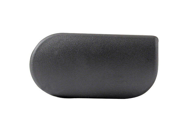 Dee Zee Nerf Bar, 6 in Oval Straight, Black Textured Powder Coated Steel - DZ16101