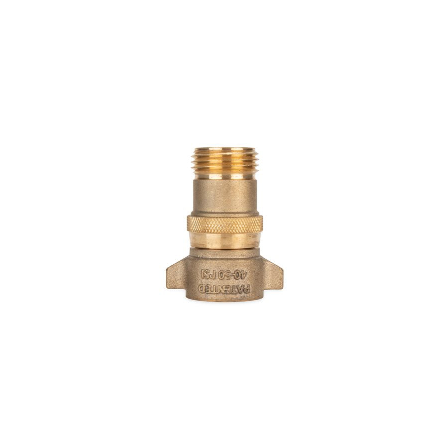 Camco Fresh Water Pressure Regulator, Brass, Preset Pressure Range of 40-50 PSI, Complies With CA and VT Regulations For Brass Content - 40052