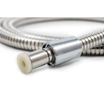 Camco Shower Head Hose, 60 in Length, Fits Standard 1/2 in Shower Arm, Chrome - 43716