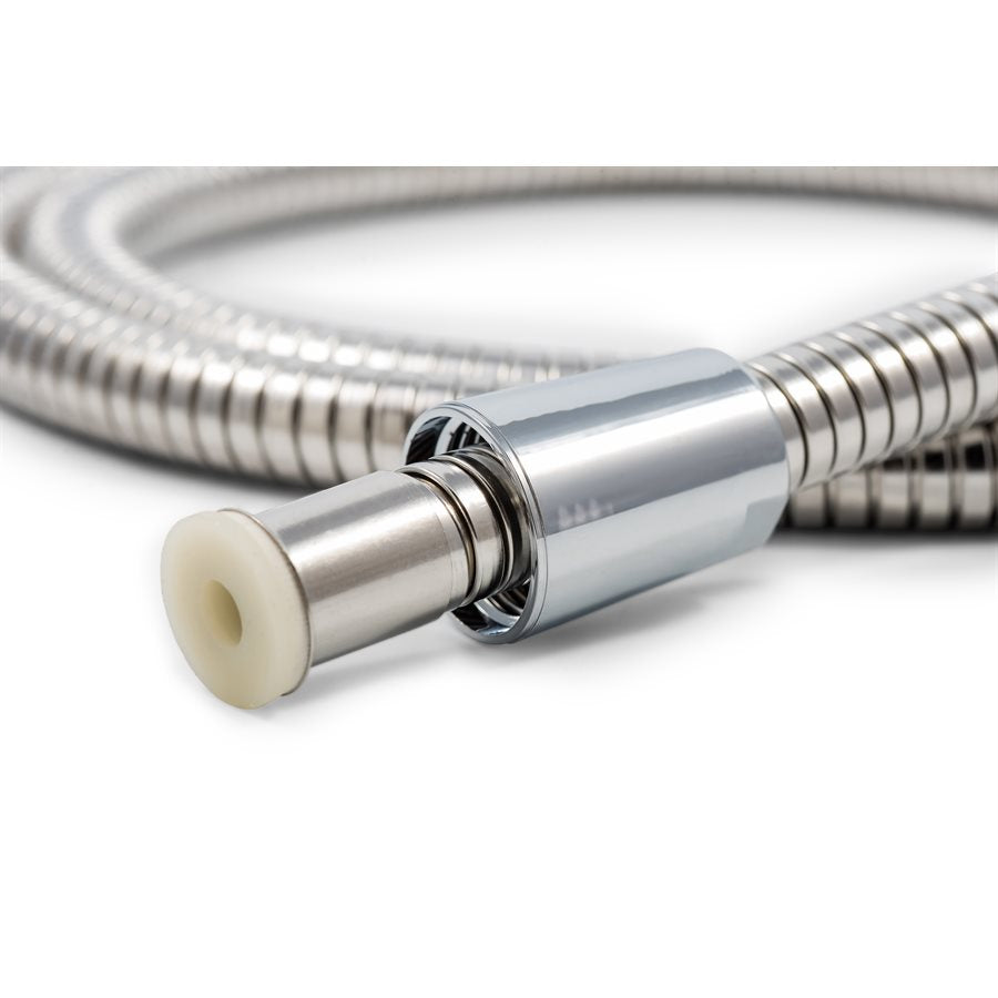 Camco Shower Head Hose, 60 in Length, Fits Standard 1/2 in Shower Arm, Chrome - 43716