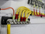 Blue Sea Busbar, 2 Stud Terminal/10 Screw Terminal, 300 V AC/48 V DC, 130 amp AC/150 amp DC - 2300-BSS