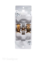 RV Designer Interior Light Switch, 125 V AC, White - S841