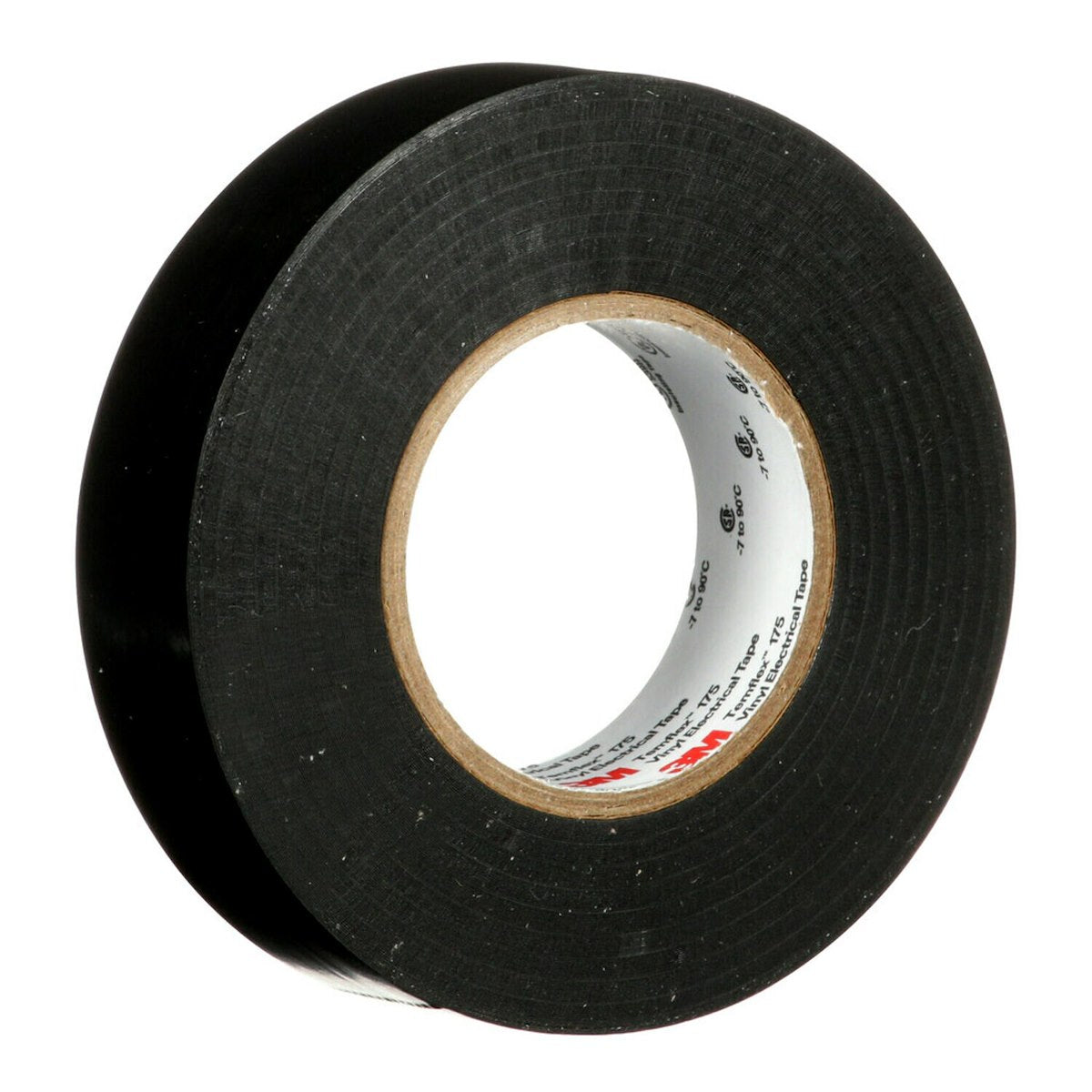 3M Electrical Tape, 3/4 in Width x 60 ft Length, 7 Mil Thick, Black - 92618