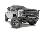 Fab Fours Bumper, Matrix Series, With Internal Winch Mount For 12,000 lb Warn Zeon Winch, Powder Coated Black Steel - FS23-X5950-1