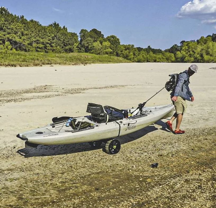 Railblaza Kayak/Canoe Carrying Cart, 170 lb Static Loading Capacity, 25.3 in Width x 16 in Height - 50-0014-71