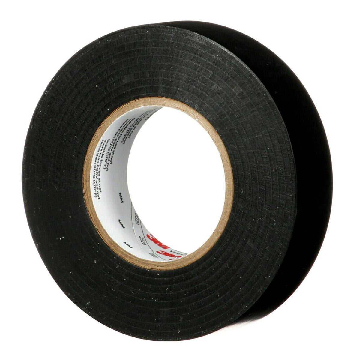 3M Electrical Tape, 3/4 in Width x 60 ft Length, 7 Mil Thick, Black - 92618