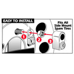 Trimax Locks Spare Tire Lock - TNL740