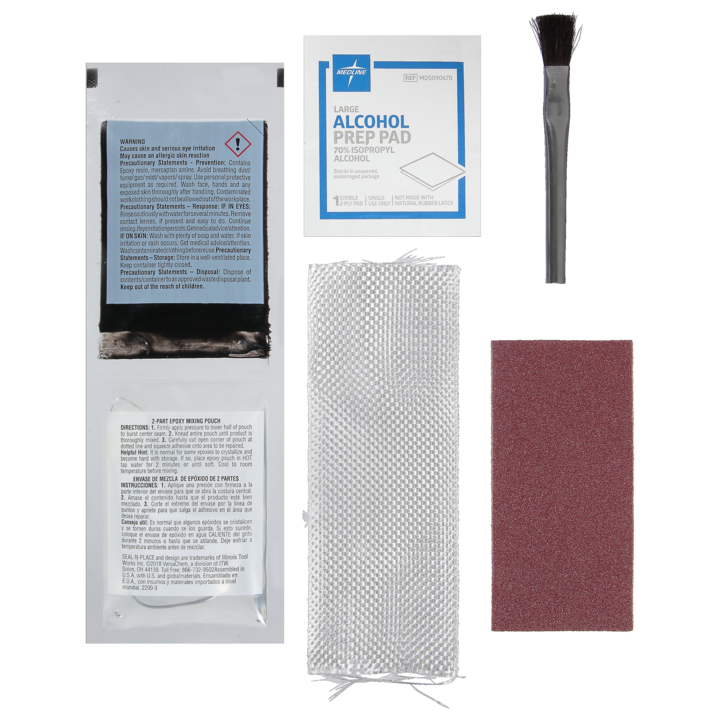 Permatex Plastic Tank Repair Kit, From 50 degree Fahrenheit To 75 degree Fahrenheit - 09100