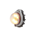 Whelen Engineering Company Warning Light, Vertex  Series, 1.625 in Diameter x 1 in Height, 1 in Recess/Surface Mount - VTX609A