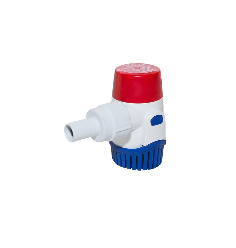 Rule Bilge Pump, 800 gal Per Hour, 2.9 in Width x 4 in Height, 3/4 in Hose - 20DA