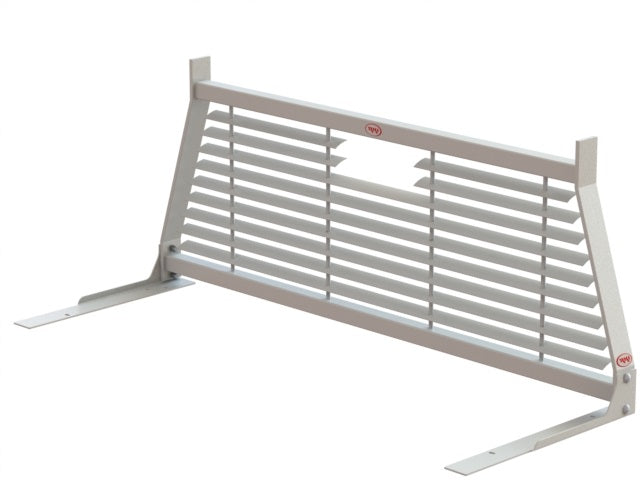 RKI Headache Rack, Louvered, White, Heavy Gauge Steel - WG11
