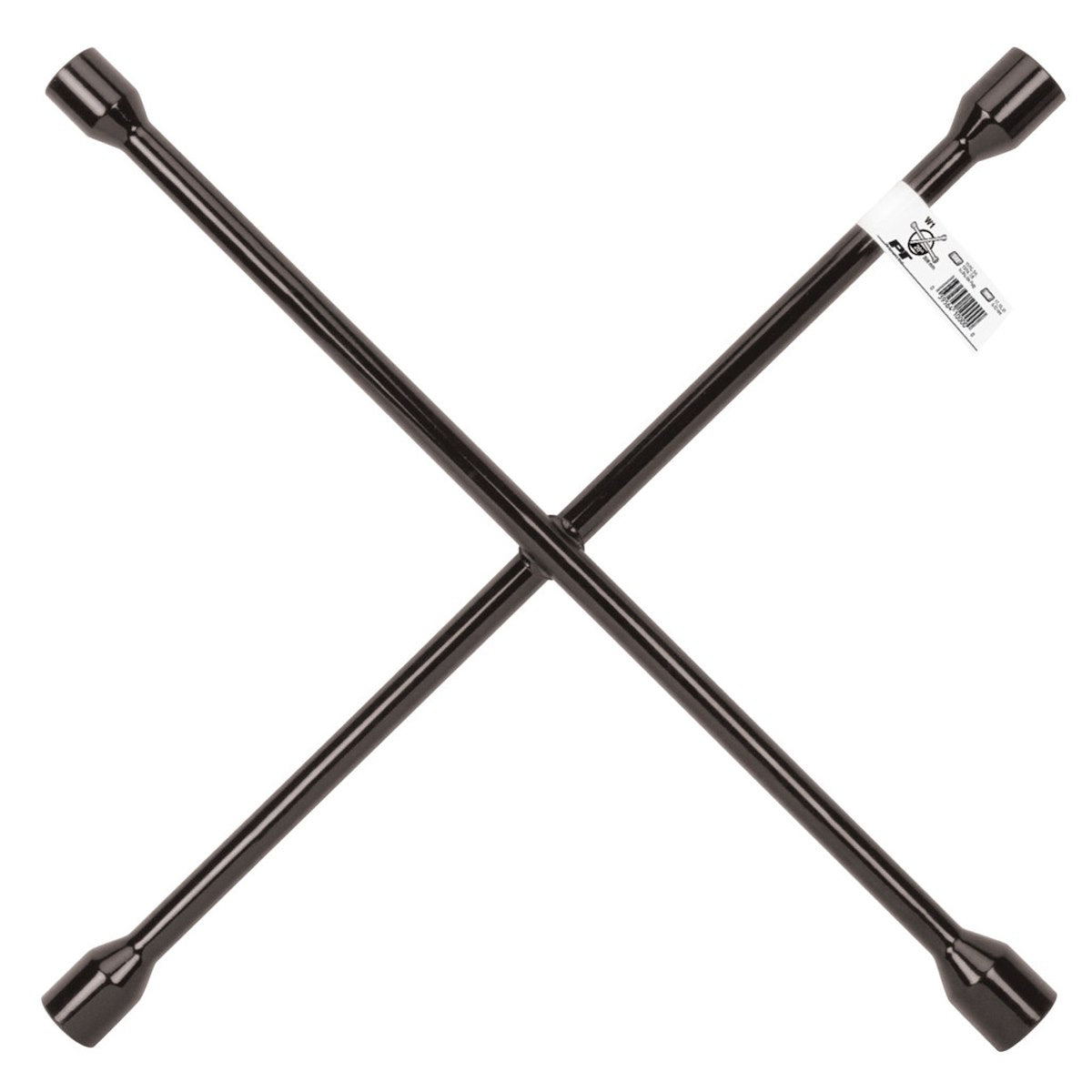 Performance Tool Lug Nut Wrench, 4 Way Wrench, Black, Steel - W1
