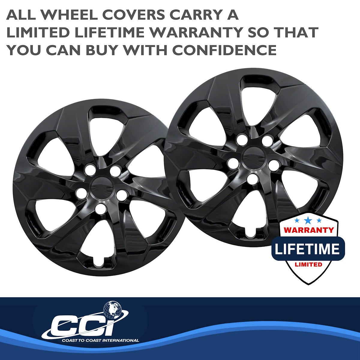 Coast2Coast Universal Wheel Covers IWC53917BLK product image 4
