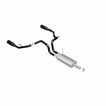 MagnaFlow Exhaust System Kit, Stainless Steel, 3 in Pipe Diameter, 5 in Black Stainless Steel Tips - 15363
