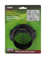 Valterra Sewer Hose Connector, 3 in Straight, Black - T1024VP