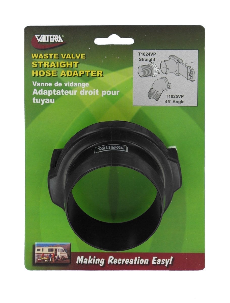 Valterra Sewer Hose Connector, 3 in Straight, Black - T1024VP