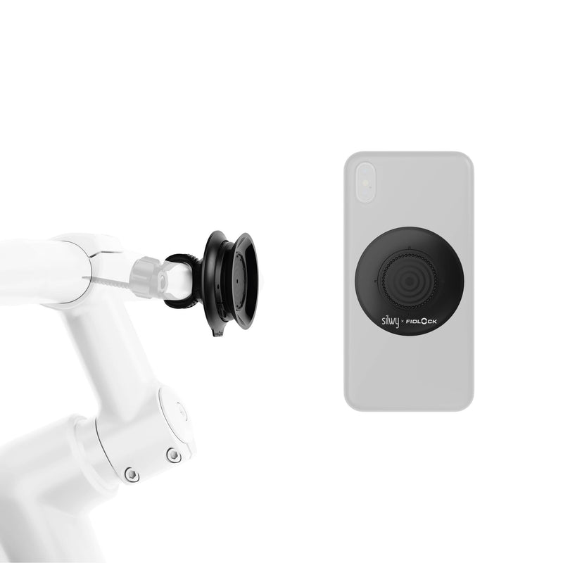 Silwy Magnetic Cell Phone Mount, 360 degree Rotatable, Black - SYFI-SHFF-MVP