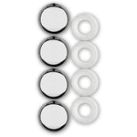 Cruiser License Plate Bolt Cover, Chrome Plated, Set of 4 - 82630