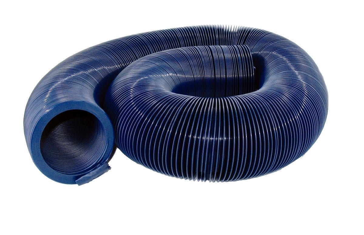 Valterra Sewer Hose, 20 ft Extended Length, 3 in Diameter, 8 Mil Vinyl Cover - D04-0048