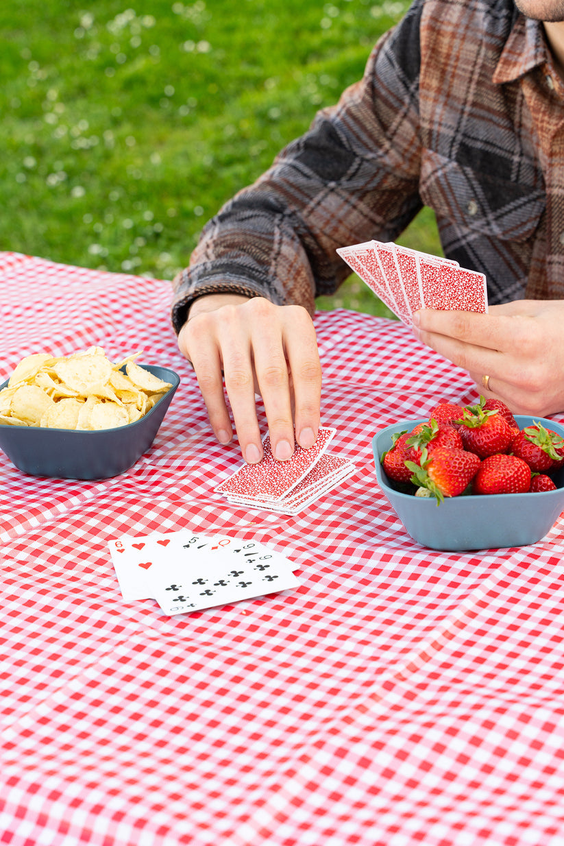 Coghlan's Tablecloth, 54 in Width x 72 in Length, Red And White Checkered - 7920