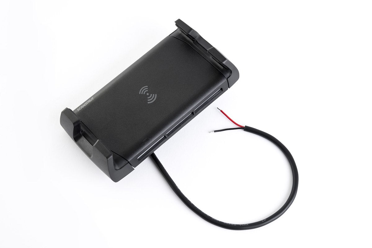 Scanstrut Wireless Cellular Phone Charger, Up To 15 Watt Output, 12/24 V Input Voltage, Black - SC-CW-04G
