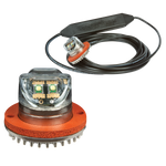 Ecco Electronic Warning Light, Hide-A-LED, 1-1/2 in Diameter x 1.1 in Height, Concealed Directional LED - 9011C