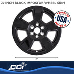 Coast2Coast Wheel Skins & Styled Wheel Covers IWCIMP490BLK product image 3