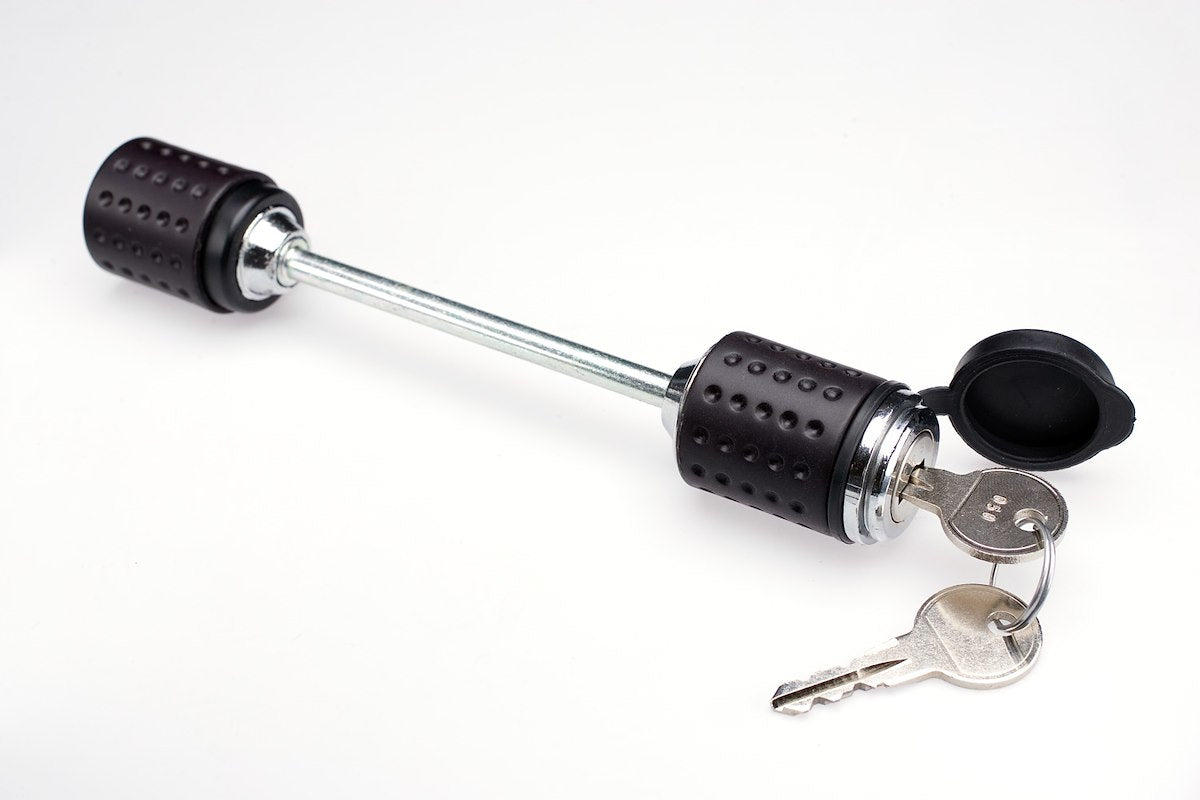 DeadBolt Trailer Hitch Lock, For 3-3/8 in Opening Surge Brake Style Couplers, Steel, Black - RC5