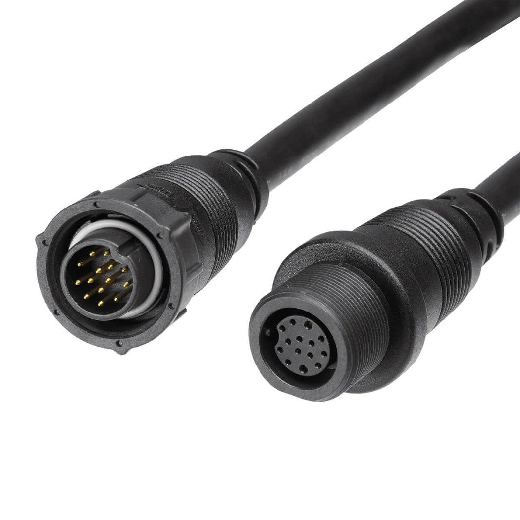 Humminbird Transducer Extension Cable, EC M3 14W30, Use To Extend Cable Length Of Compatible 14-Pin Transducer, 30 ft Length - 720106-2