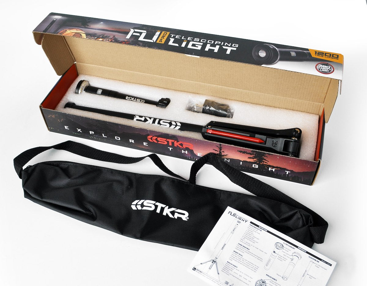 STKR Concepts Camp Site Light, IS54 Waterproof Rated For Outdoor Use - 12679