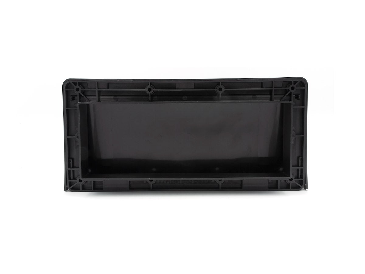 B&B Molders Wall Vent, 10-3/4 in Width x 4 in Height Cutout Dimension, Wind Tested To 190 Miles Per Hour, Black - 94279