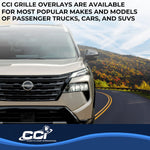 Coast2Coast Grille Insert, 2 Piece, Gloss Black - GI209BLK