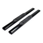 TrailFX Nerf Bar, TFX 5" Oval Straight Side Bars, 5 in Oval Straight, Black - A7054B