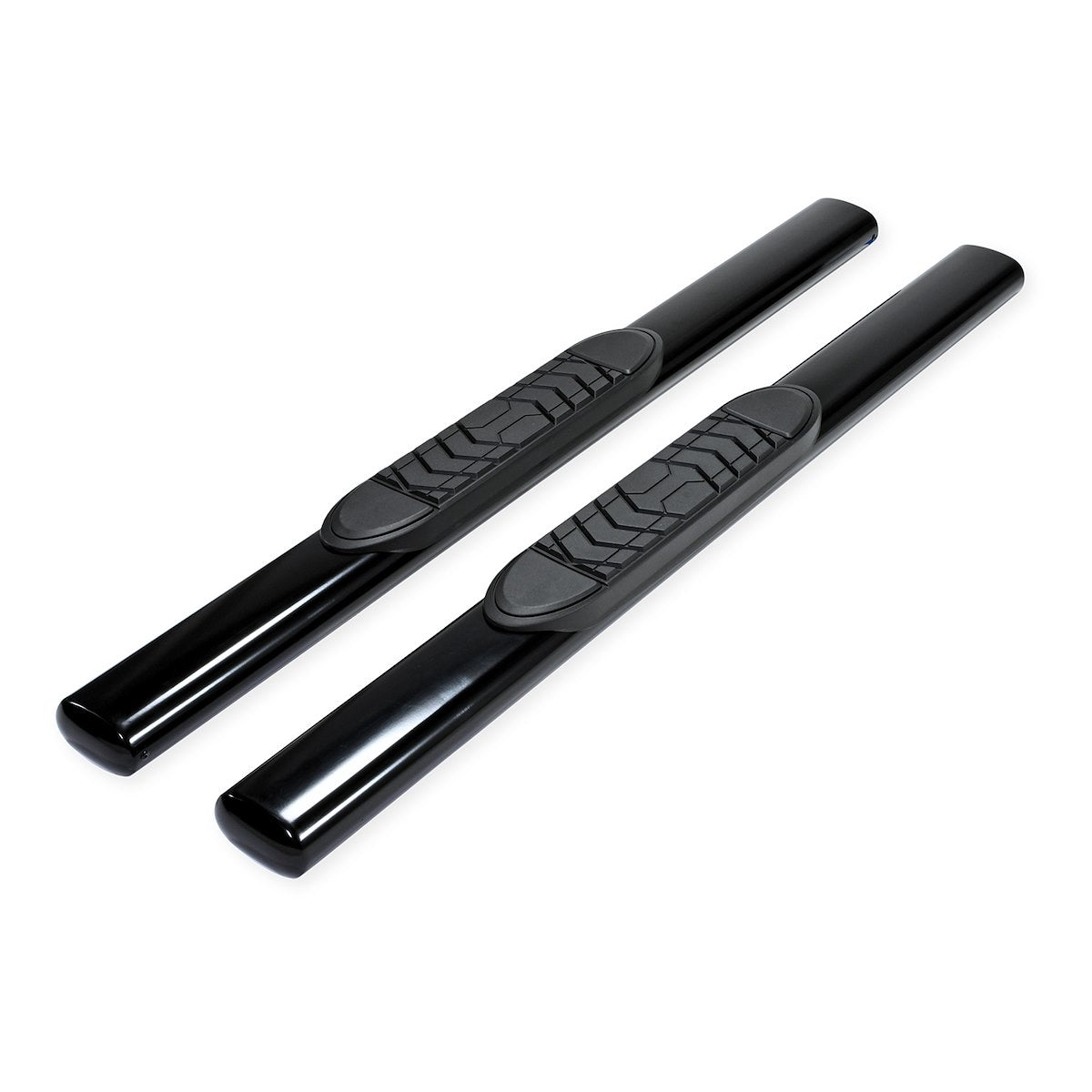 TrailFX Nerf Bar, TFX 5" Oval Straight Side Bars, 5 in Oval Straight, Black - A7054B