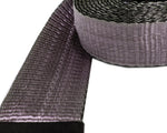 Overland Vehicle Systems Tow Strap, 4 in Width x 8 ft Length, Rated at 40,000 lb, Gray with Black Ends - 19079916