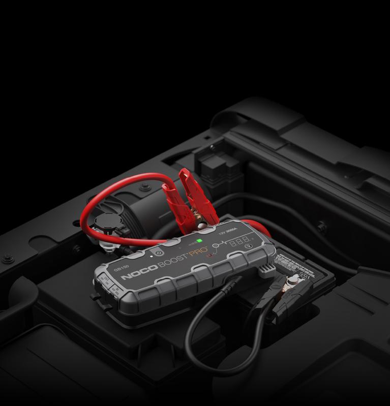 NOCO Battery Jump Starter, 88 Watt Hours Capacity Lithium-Ion Battery, 3000 Peak amp, Up To 80 Jump Starts Per Charge - GB150