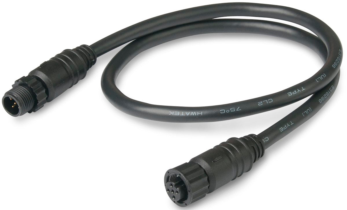 Ancor Marine Network Cable, 0.5 Meter Length, Black, 22 AWG - 270300