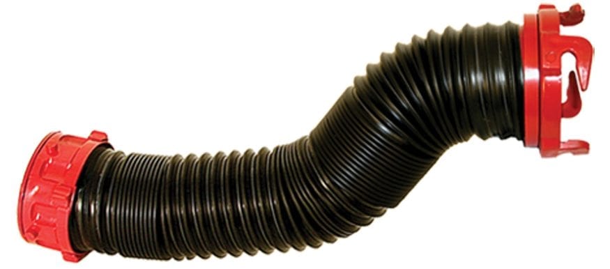Valterra Sewer Hose, 5 ft Extended Length, 19 in Compressed Length, 3 in Diameter - D04-0205