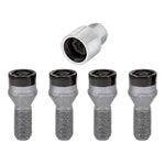 McGard Wheel Access Wheel Lock, 14 Millimeter X 1.25 Thread Size, Conical Seat/1.08 in Shank Length, 1.99 in Overall Length, Pack of 4 - 27326
