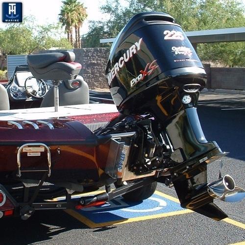 T-H Marine Outboard Motor Jack Plate, Atlas Series, 6 in Setback, 5-3/4 in Hydraulic Rise - AHJ-6V-DP