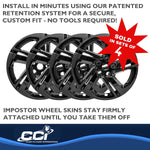 Coast2Coast Wheel Skins & Styled Wheel Covers IWCIMP418BLK product image 5