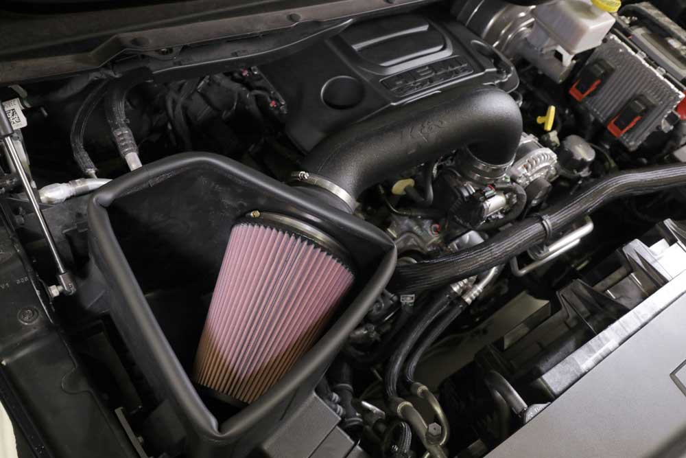 K&N Cold Air Intake, 63 Series AirCharger, Black Polyethylene Tube, Red Filter - 63-1578