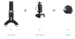 Scanstrut Tablet Mount, For 5 To 8-1/4 in Width Tablets, Black/White, 2.65 lb Maximum Load Capacity - RLS-508-405