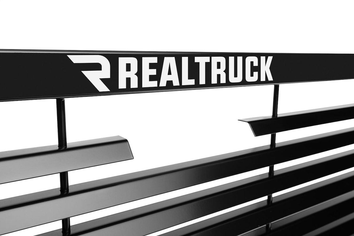 BackRack Headache Rack, Louvered Rack Frame Only, Black, Steel - 12900